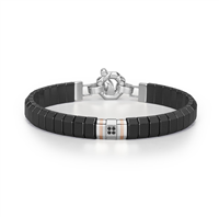 Bracciale Baraka Uomo in Ceramica Diamante BR351101ROCN200006